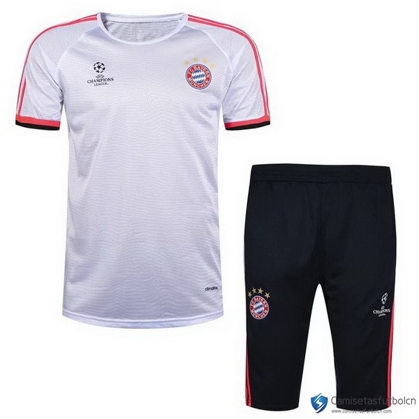 Camiseta Entrenamiento Bayern Munich Conjunto Completo 2017-18 Blanco